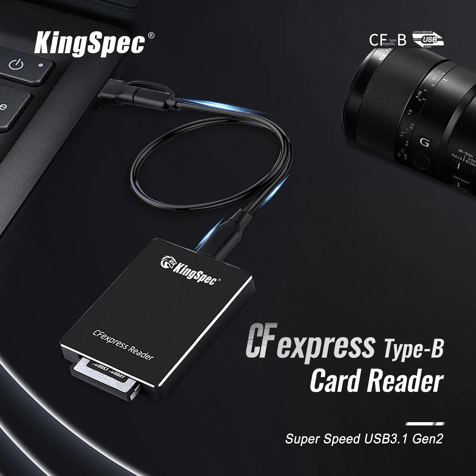 KingSpec ޴ CŸ-CFexpress B , 10Gbps CFE B ޸ ī, ̺ , Ʈ ǻ ޴, ƺ е